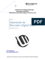 Contenido Del Diplomado de Mercadeo Web PDF