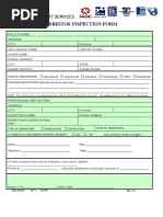 Asbestos Inspection Form A