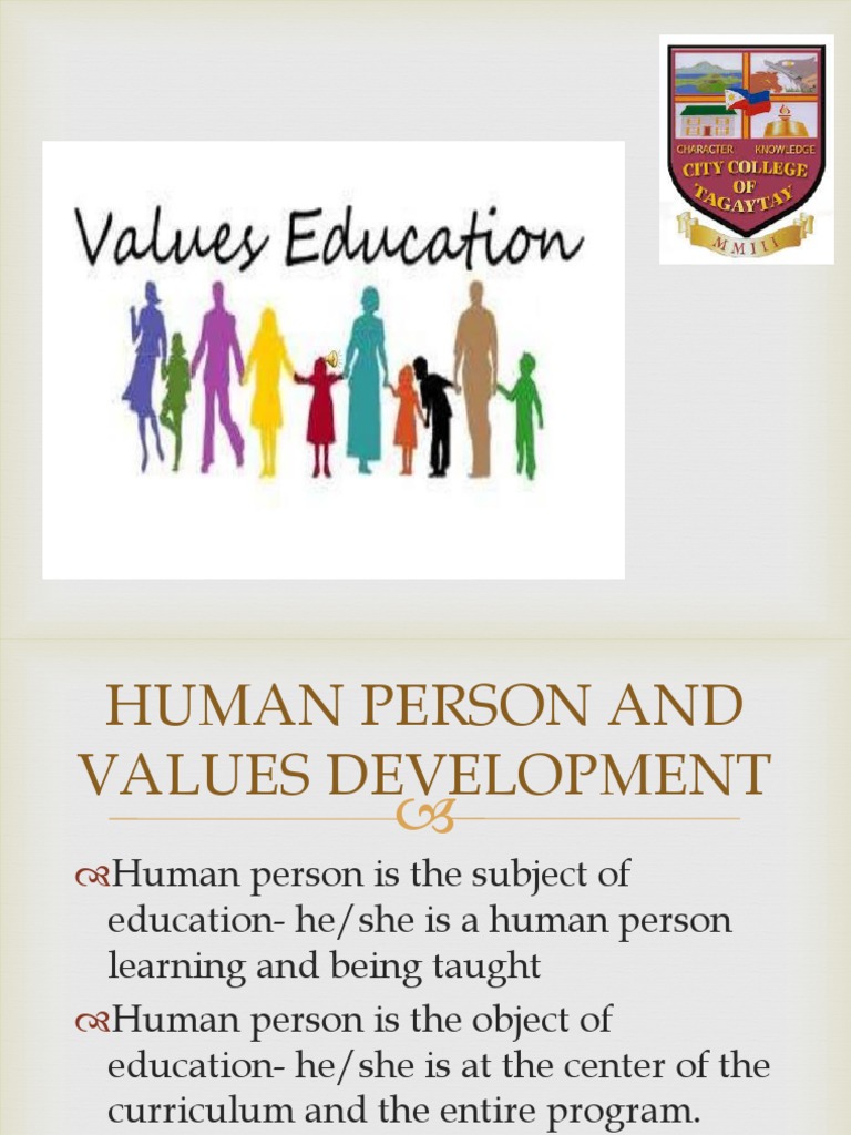 Human Person and Values Development | PDF | Value (Ethics) | Attitude ...