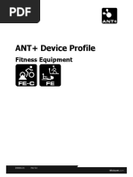 D000001231 - ANT+ Device Profile - Fitness Equipment - Rev 5.0