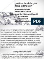 Persentasi Kelompok Hubungan Akuntansi Dengan Bidang