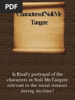 Characters of Noli Me 1