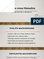 Philips Versus Matsushita: A New Century, A New Round