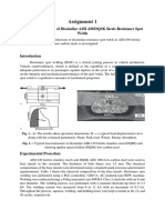 Assignment 1: Welding Metallurgy of Dissimilar AISI 430/DQSK Steels Resistance Spot Welds