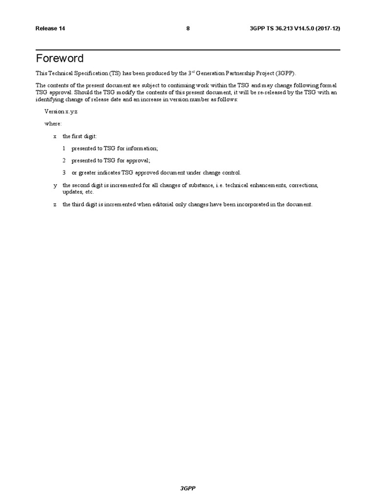 Foreword release 14 3gpp ts 36 213 v14 5 0 2017 12 8 pdf radio
