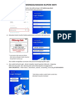 Cara Menggunakan Kupon Wifi