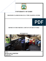 Report on Concrete Forensic Audit Sept 2019