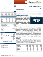 Bharti Airtel (BHATE) : Case For A Strong Buy