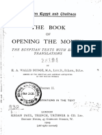 The Book of The Opening of The Mouth