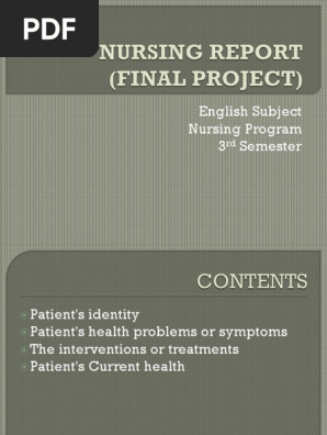 Nursing Report