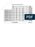 Ejemplo Liquidación de Intereses