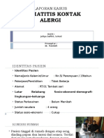 Dermatitis Kontak Alergi: Laporan Kasus