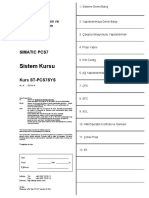SIMATIC PCS7 Kurs Notu PDF