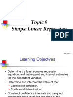 QT2 Topic 09 Simple Regression