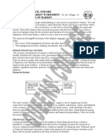 Queens' College financial markets worksheet