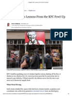 3 Supply Chain Lessons From The KFC Fowl-Up