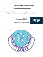 Richelieu International Europe Annuaire 2013