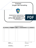 Evaluasi Bimbingan Dan Konseling: Uptd SMK Negeri 11 Garut