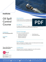 Oil Spill Control Course: Your Life Chance