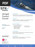 Oil Spill Control Course: Your Life Chance