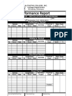 Performance Report - Elc 318