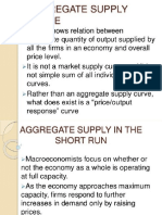 Presentation About Aggregate Supply