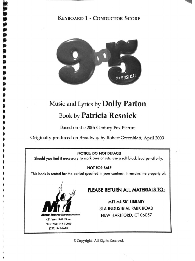 9 To 5 Musical | PDF