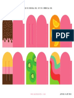 Popsicle Memory Game PDF