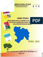 Norma Técnica Regional 2019 PDF