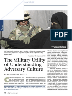 McFATE - 2006 - The Military Utility of Understanding Adversary Culture