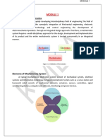 Introduction To Mechatronics