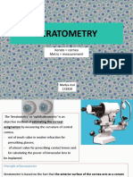 Keratometry: Kerato Cornea Metry Measurement