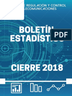 Boletin Estadistico Febrero 2019 Cierre 2018
