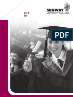 Scholarship Brochure- Sunway University College 2011