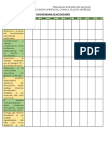 Cronograma de Actividades Especifico