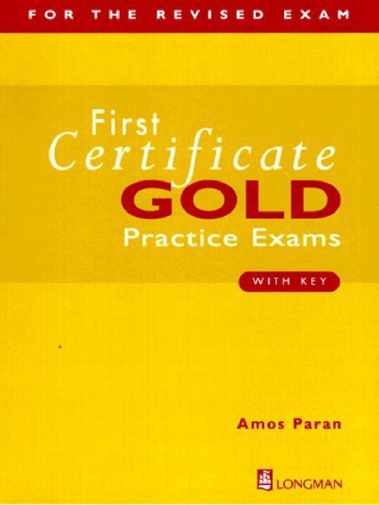 Pub - First Certificate Gold Practice Exams PDF | PDF