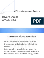 Comparison Between Overhead and Underground Transmission PDF