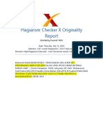 Plagiarism - Report Syh