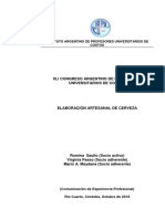 09 - Elaboración de Cerveza Artesanal CONGRESO 2018