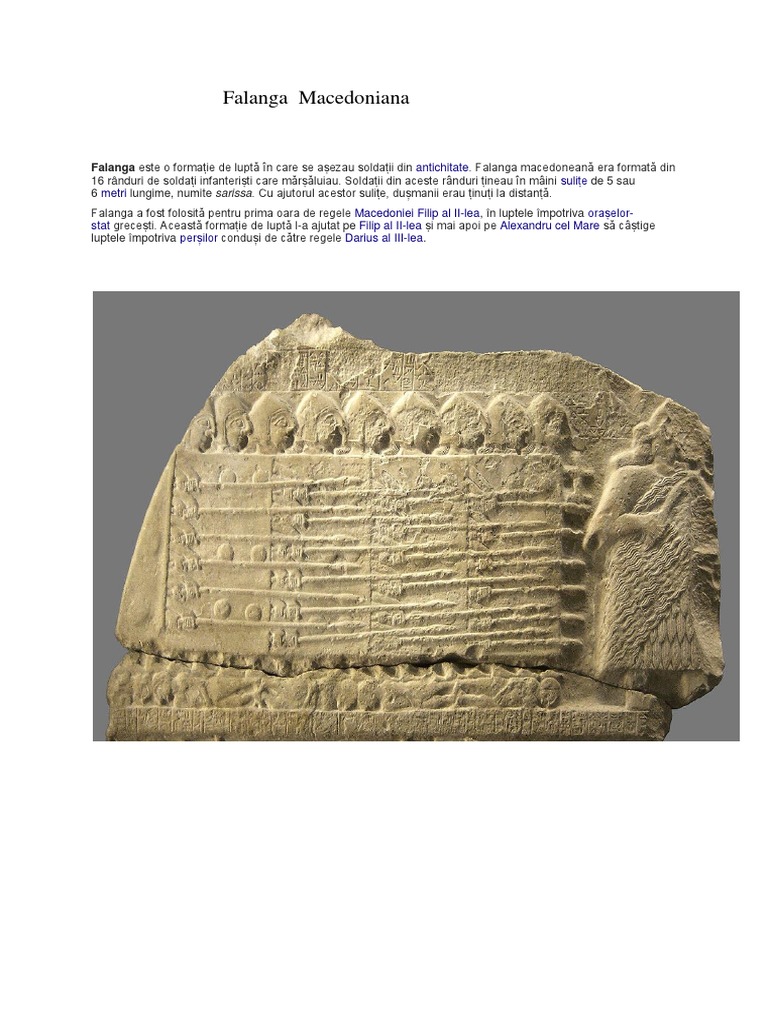 Falanga Macedoniana | PDF