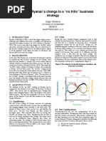 Case Study: Ryanair's Change To A "No Frills" Business Strategy