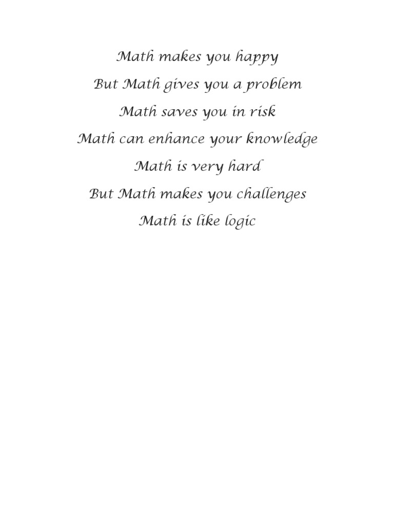 Understanding the Nature of Mathematics | PDF