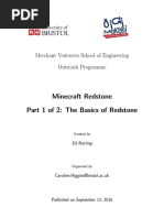 Minecraft Guide To Redstone | PDF