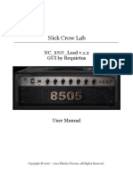 NC 8505 Lead Manual