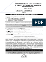 Concurso público para Analista Ambiental oferta formação crítica