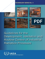 Guideline For The Development, Validation and Routine Control of Industrial Radiation Processes