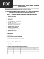 API Calculation As Per Ugc Regulation 2018