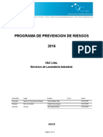 Programa de prevención de riesgos V&C Ltda 2016