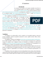 El Capitalismo Trabajos Ensayos y Mas