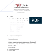 INFORME PSICOLOGICO